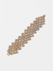 Gold Plated Party Rhinestones Bracelet