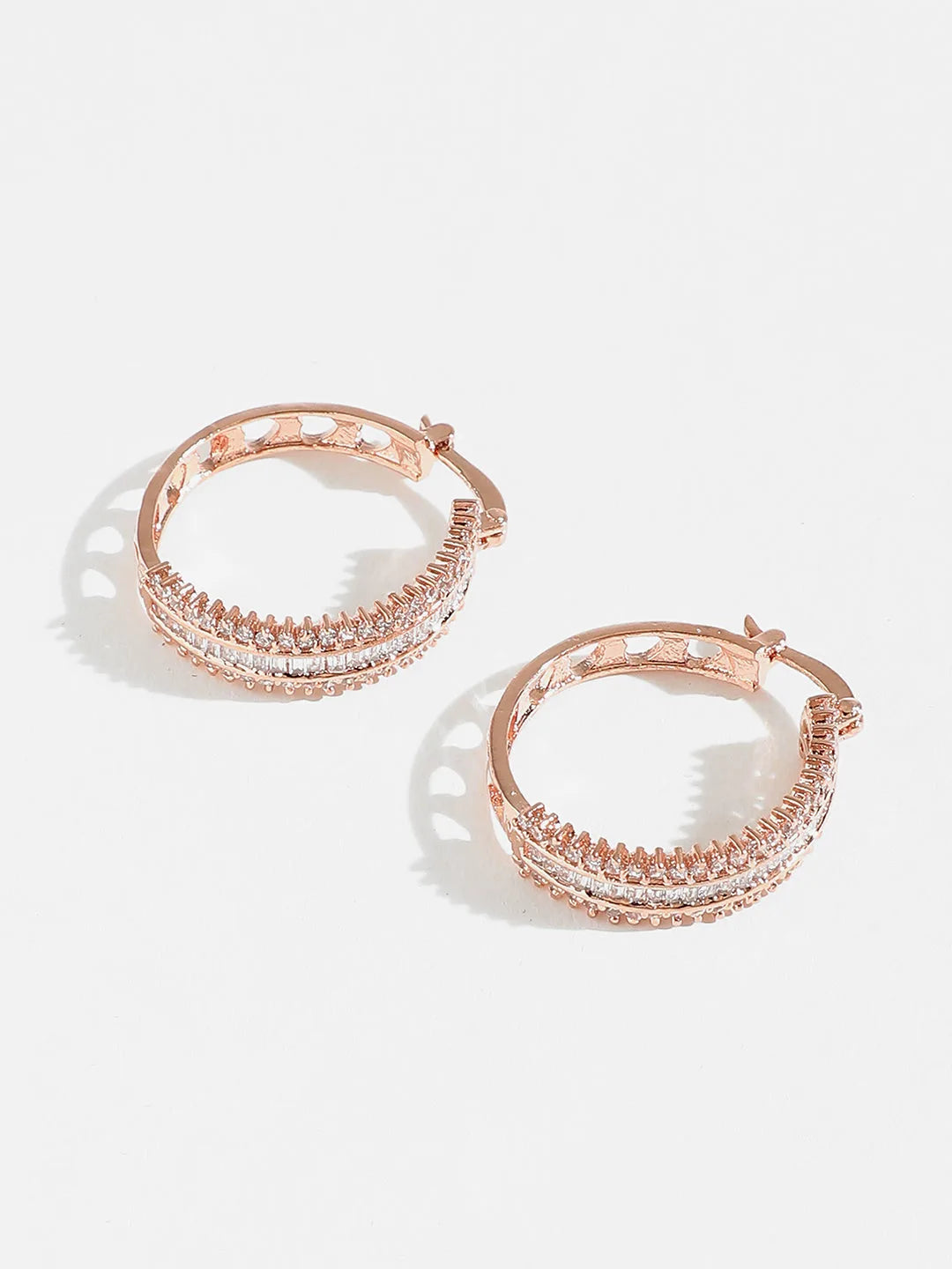 Gold-Plated Hoop Earrings