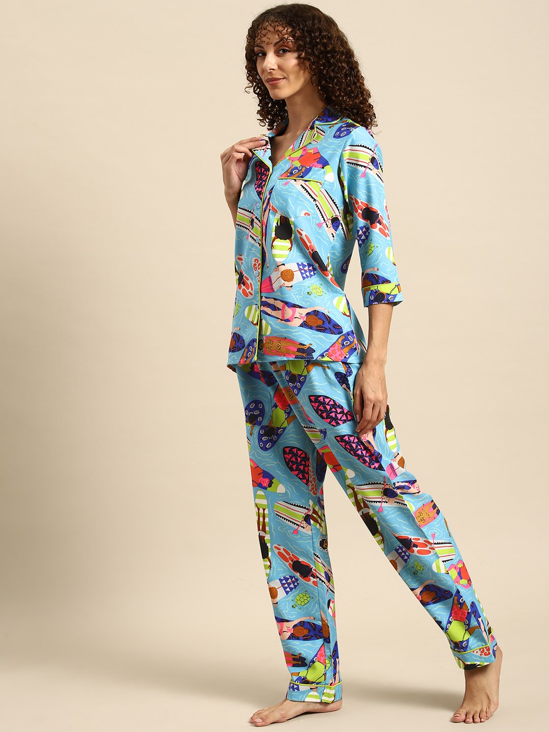 Shirt Pyjama nightwear set