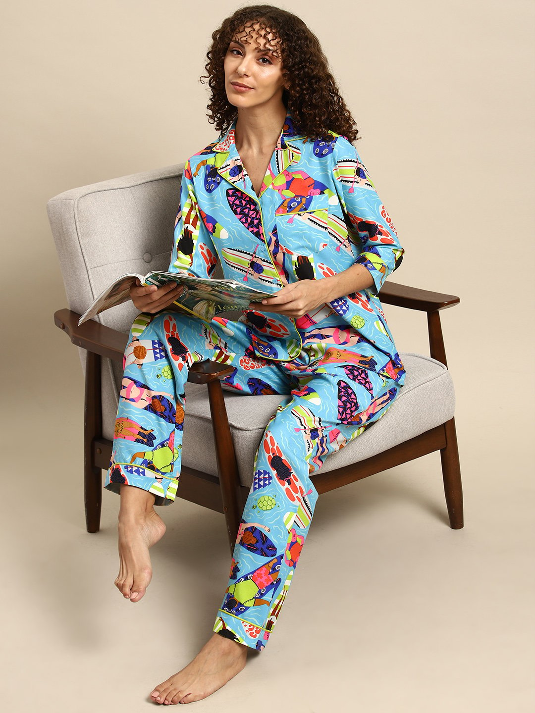 Shirt Pyjama nightwear set