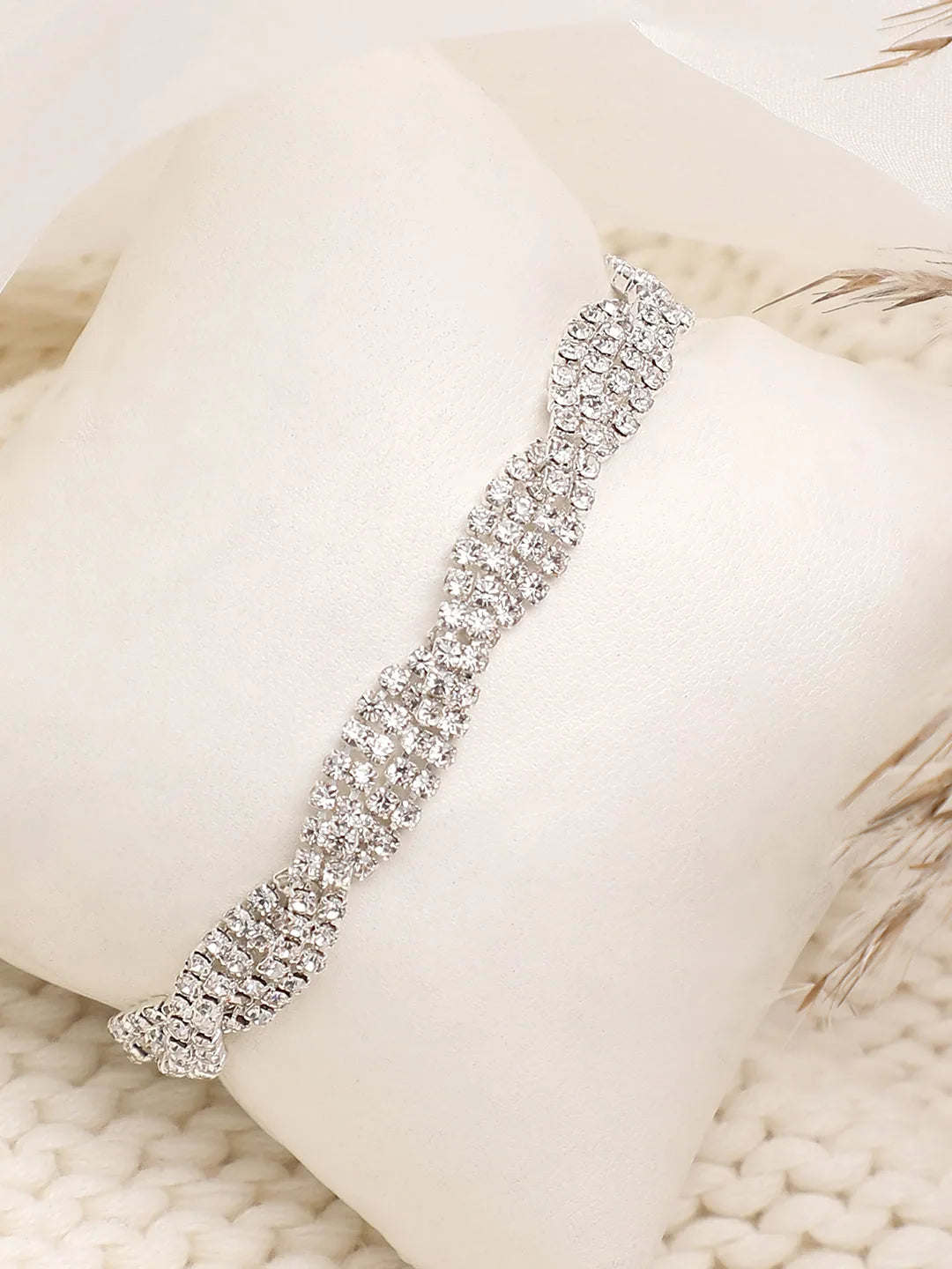 Gold Plated Party Rhinestones Bracelet