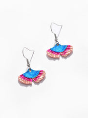 Silver Plated Designer Drop Earrings