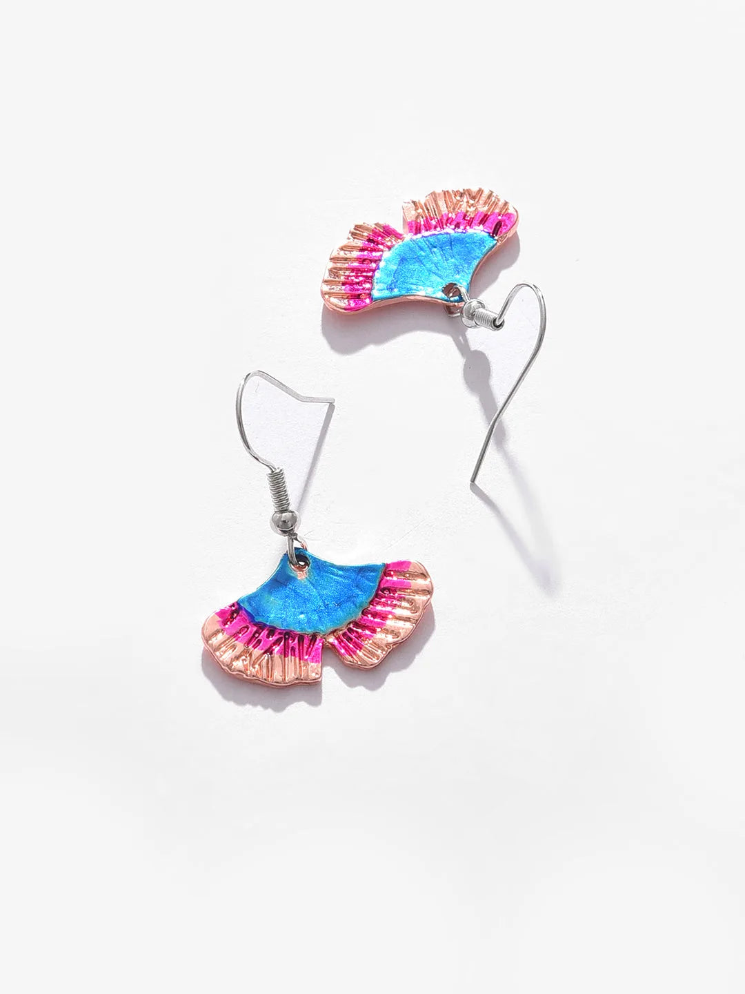 Silver Plated Designer Drop Earrings