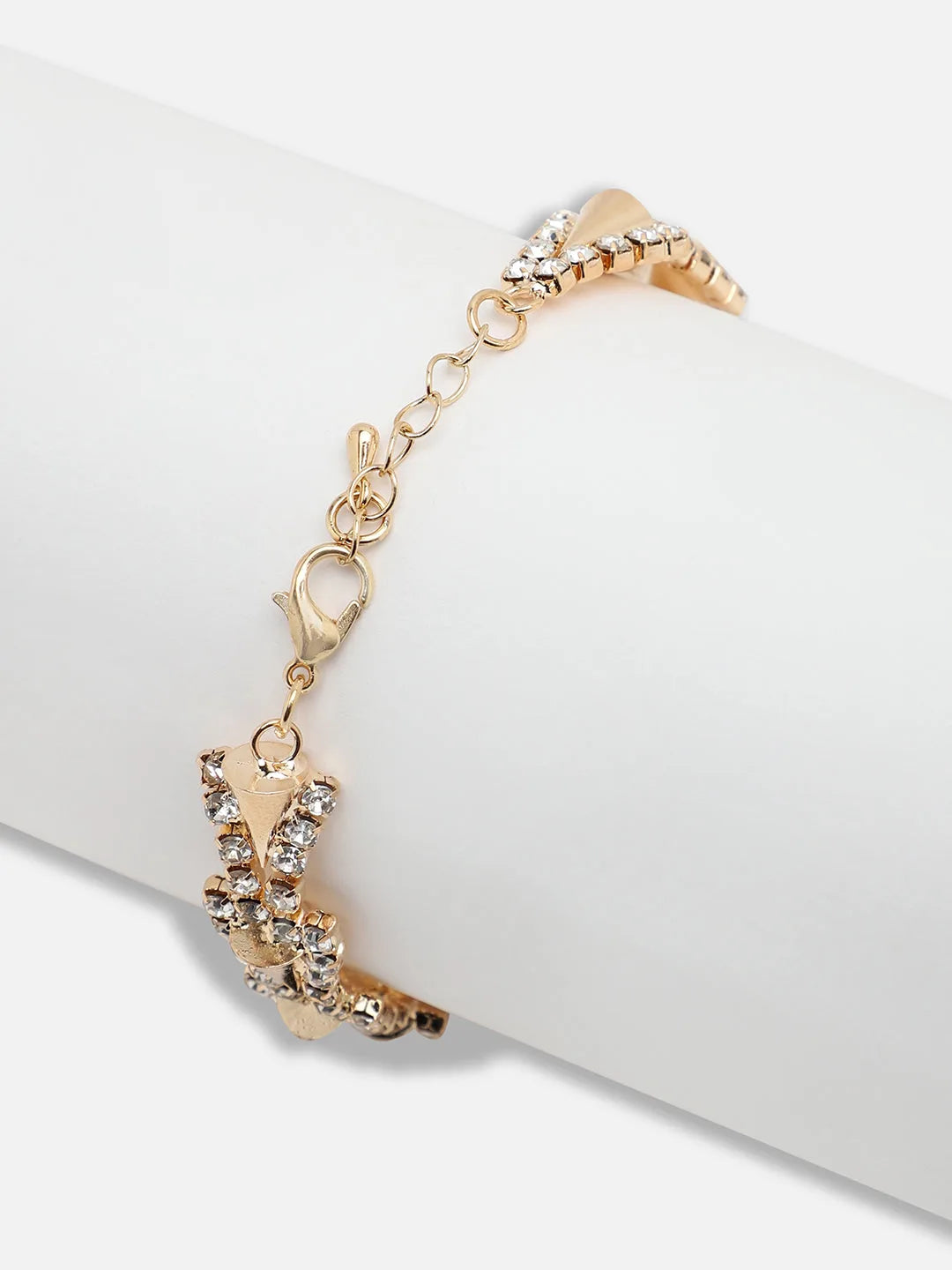 Gold Plated Party Rhinestones Bracelet