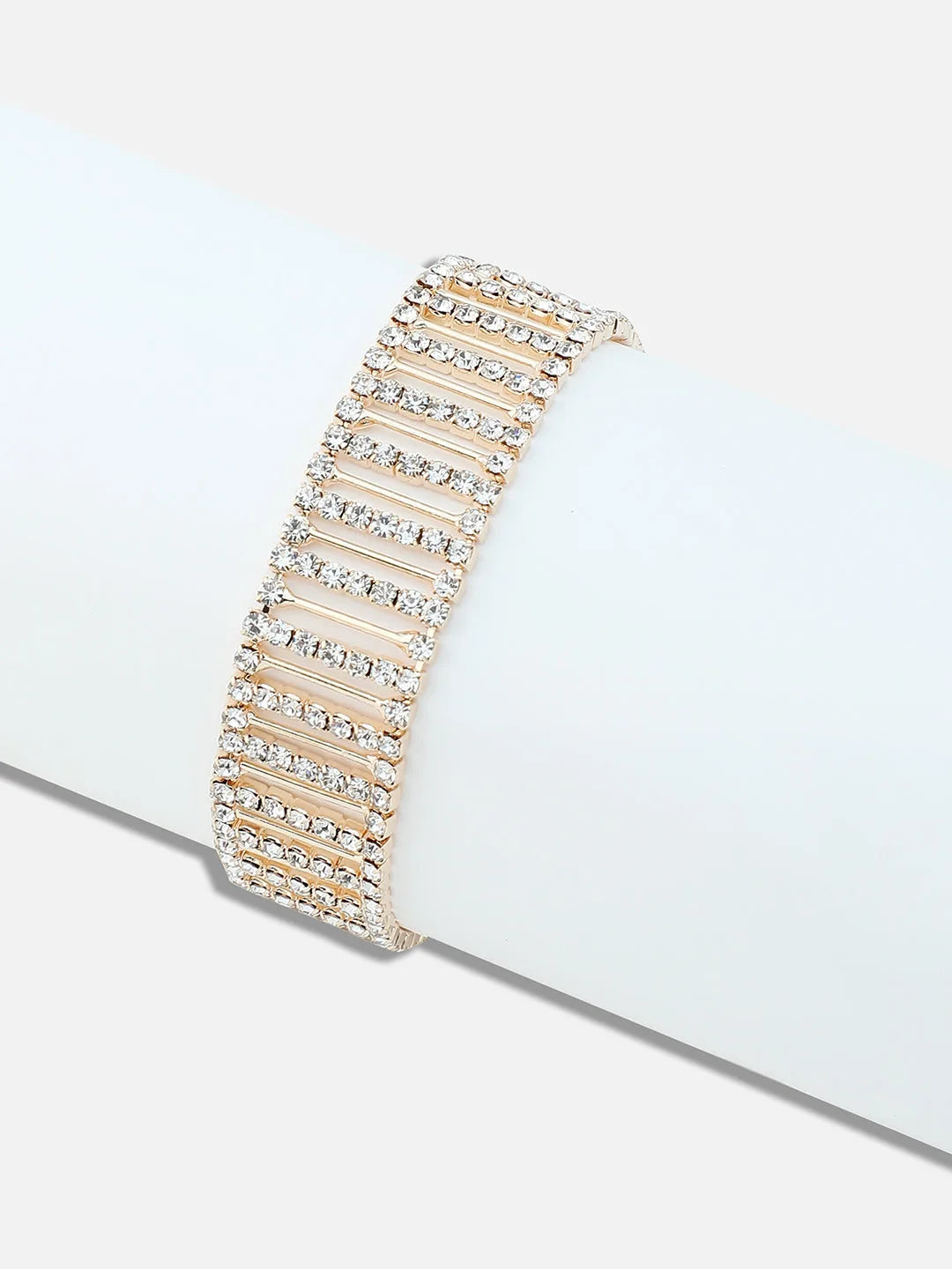 Gold Plated Party Rhinestones Bracelet