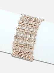 Gold Plated Party Rhinestones Bracelet