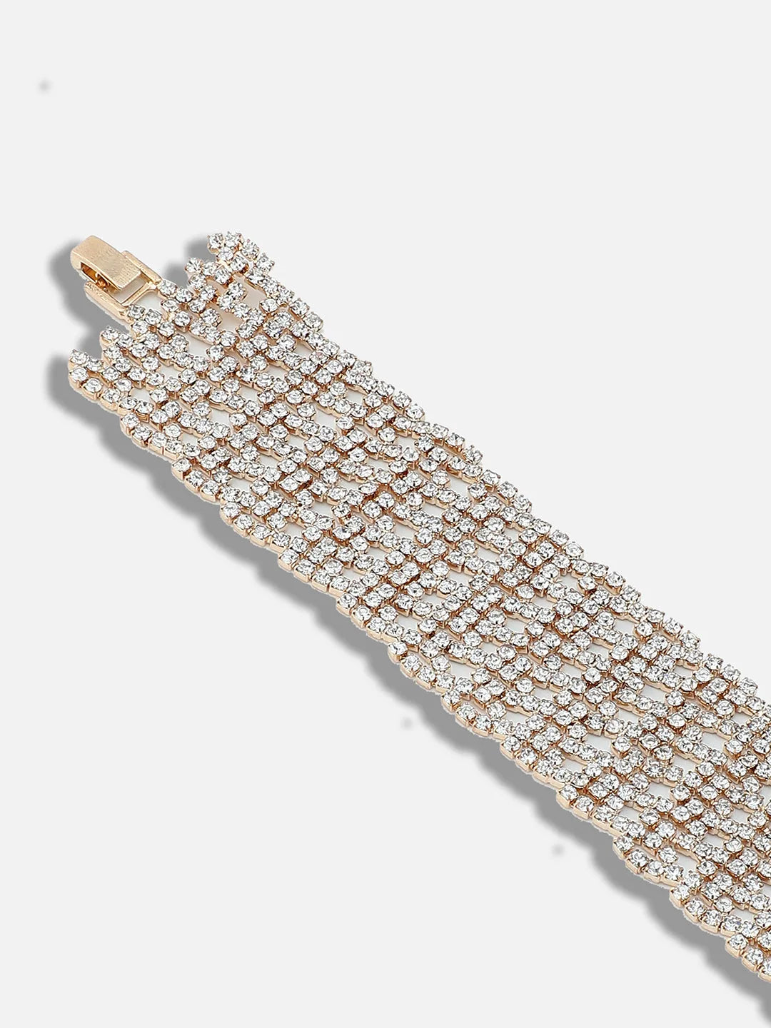 Gold Plated Party Rhinestones Bracelet