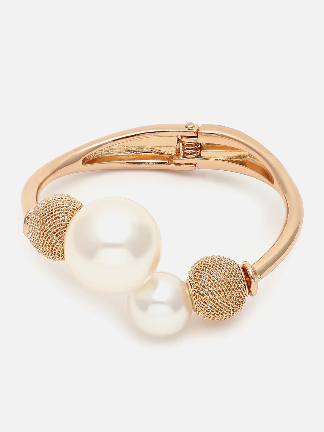 Gold Plated Pearls Bracelet