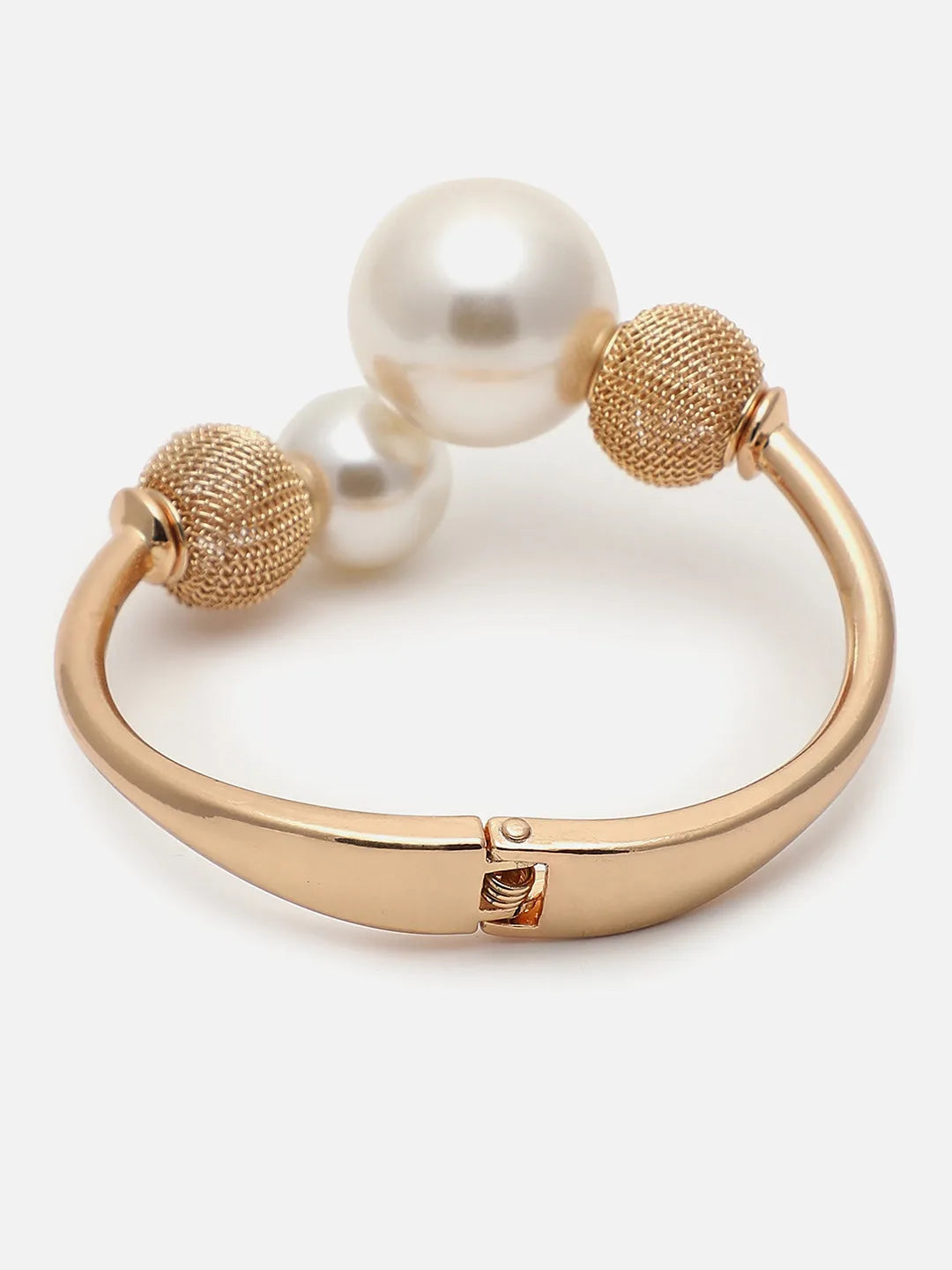 Gold Plated Pearls Bracelet