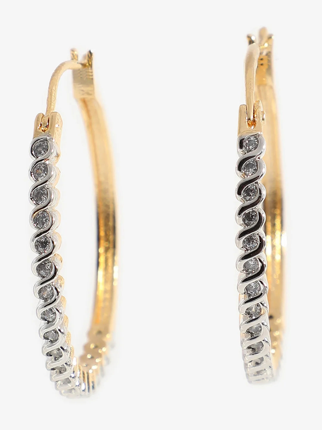 Gold-Plated Hoop Earrings