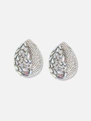 Silver Plated Designer Party Drop Earring