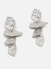 Silver Plated Designer Drop Earring