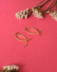 Pack of 2 Gold Plated Designer Drop Earring