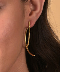 Pack of 2 Gold Plated Designer Drop Earring