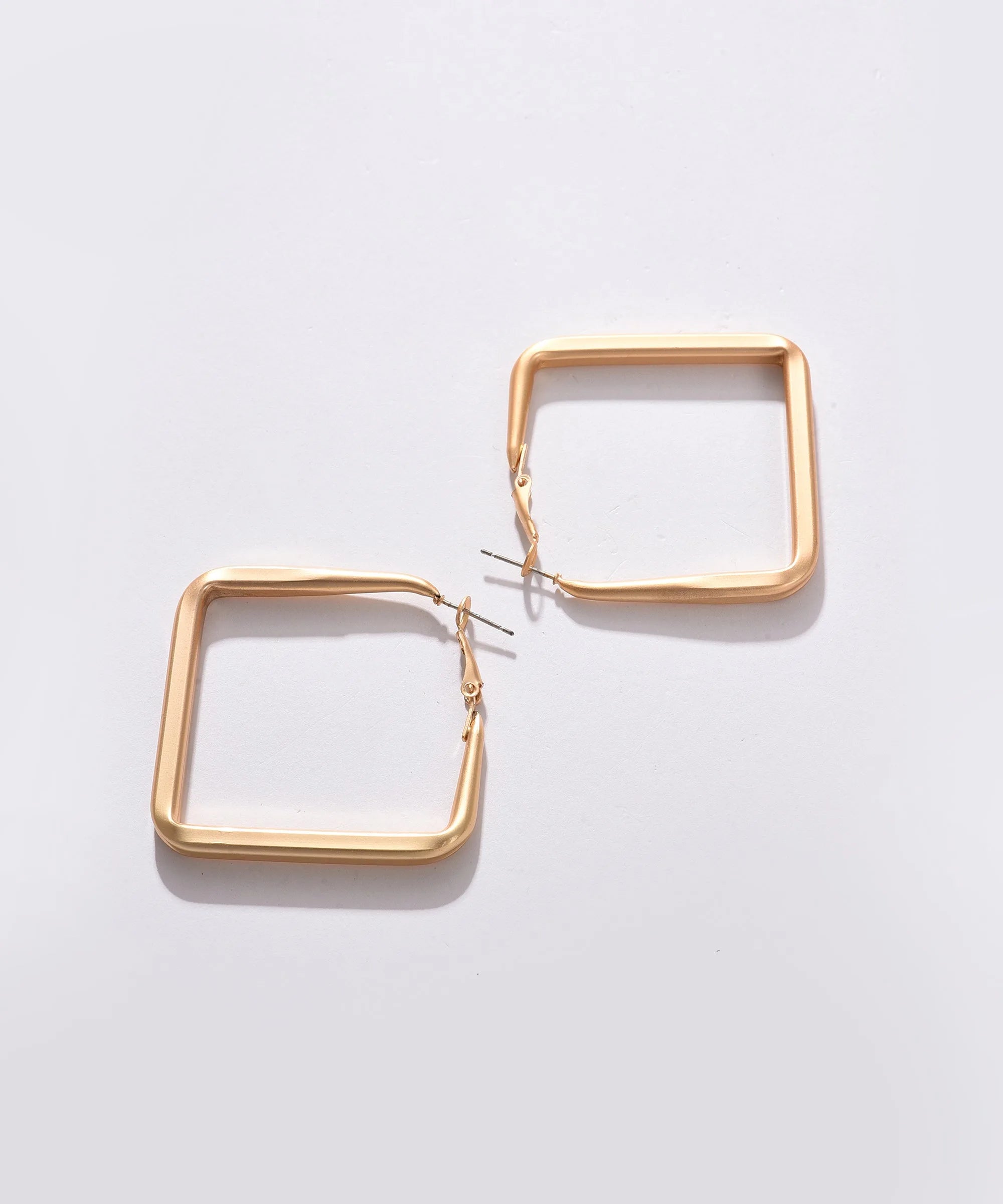 Pack of 2 Gold Plated Designer Hoop Earring