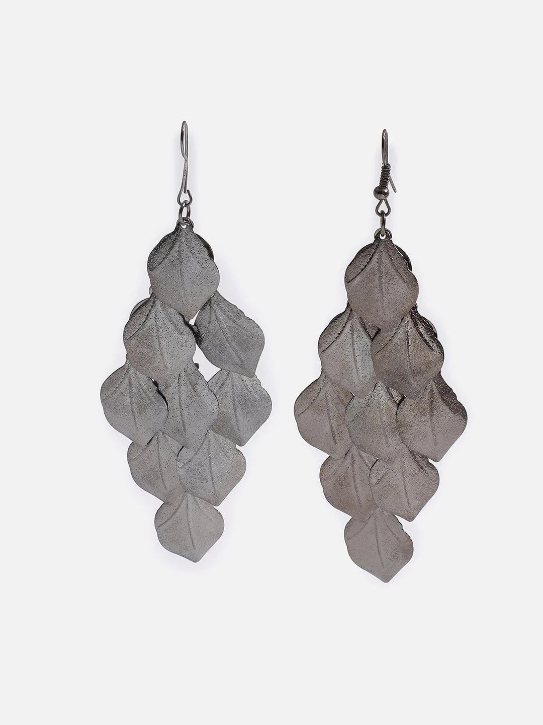 Silver Plated Designer Drop Earring