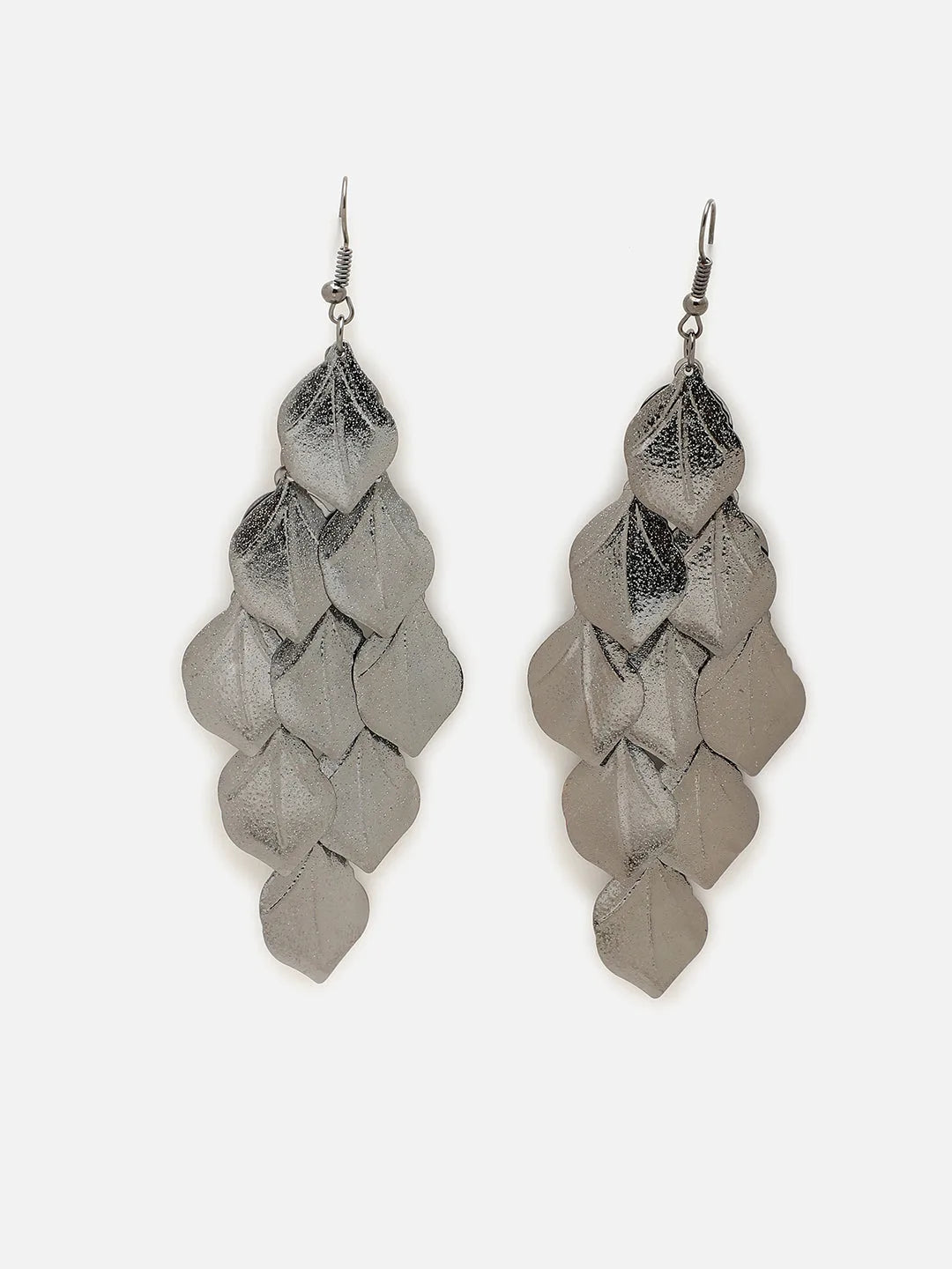 Silver Plated Designer Drop Earring