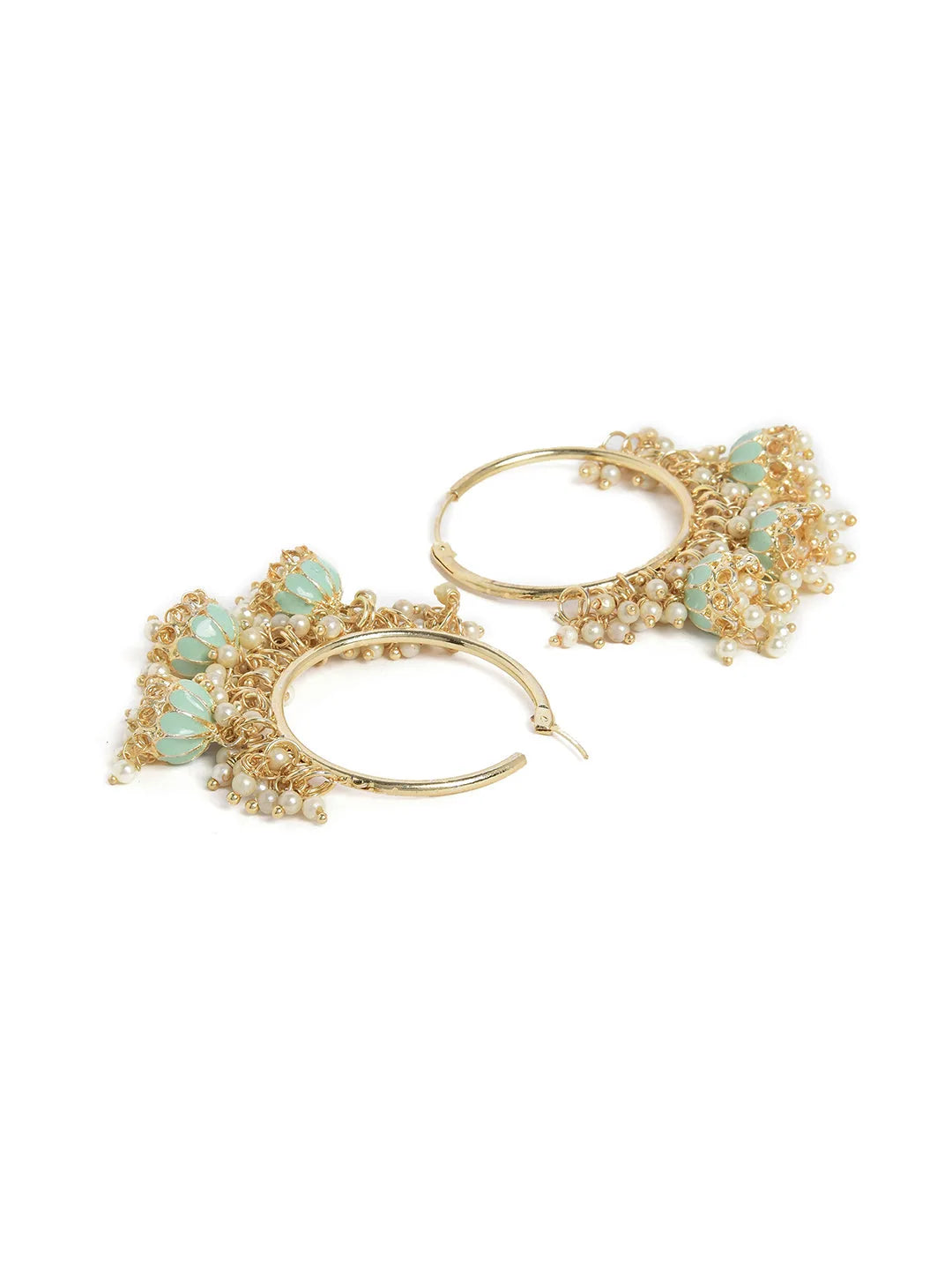 Gold-Plated Hoop Earrings