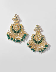 Gold-plated earrings set