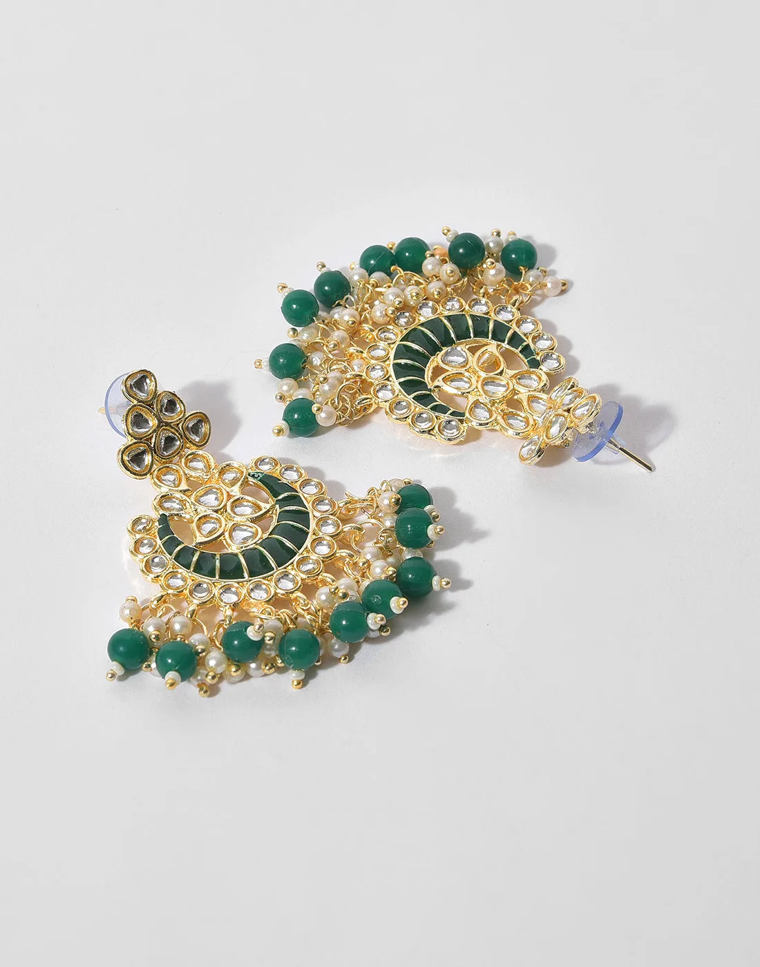 Gold-plated earrings set