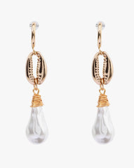 Pack of 2 Gold Plated Designer Drop Earring