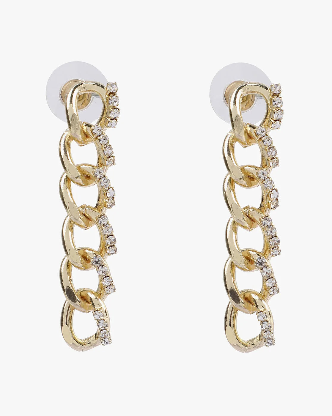 Pack of 2 Gold Plated Designer Drop Earrings