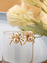 Gold Plated Pearls Stud