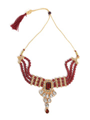 Gold-Plated Contemporary Jewellery Set