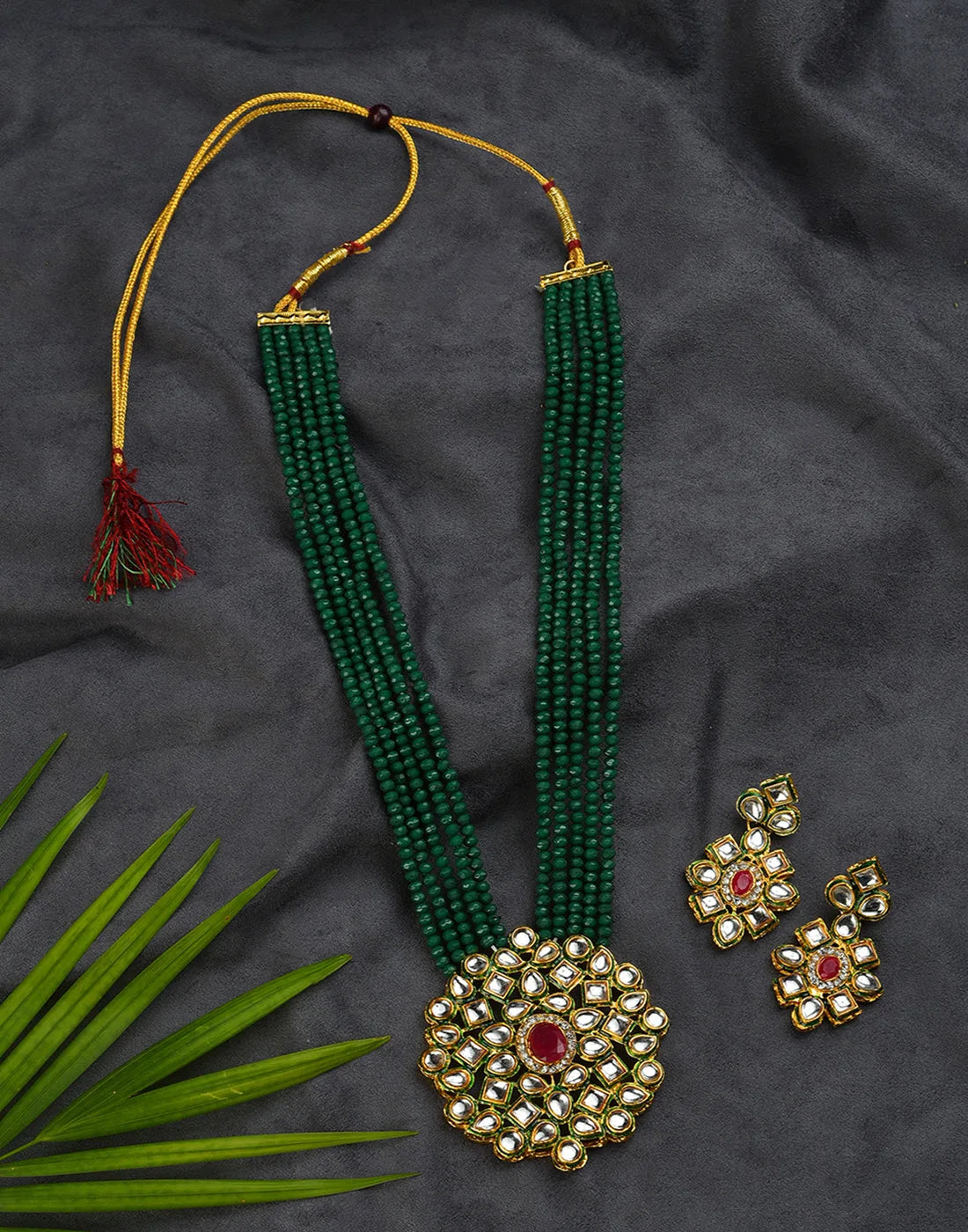 Kundan Gold Plated Necklace Set