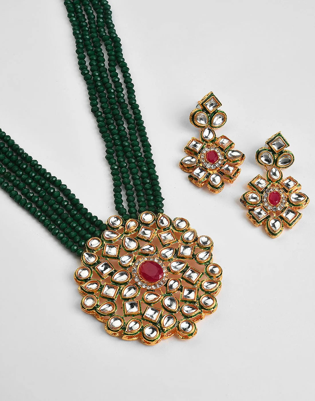 Kundan Gold Plated Necklace Set