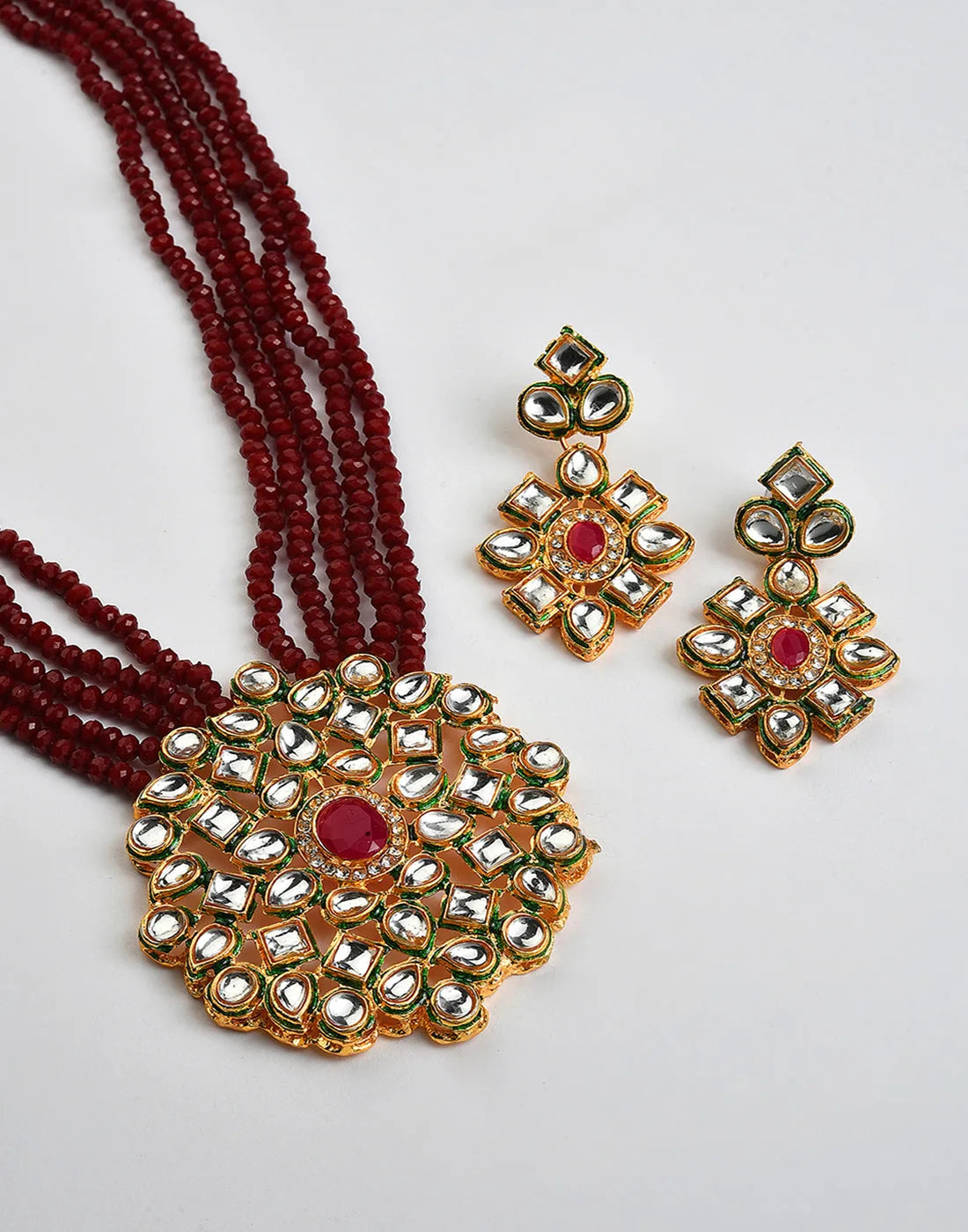 Kundan Gold Plated Necklace Set