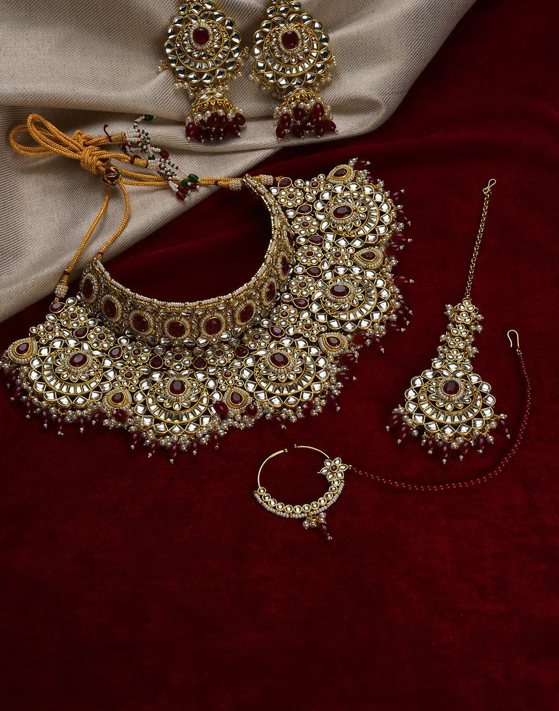 Kundan Gold Plated Necklace Set