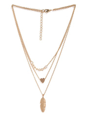 Pack of 3 Gold Plated Trendy Zirconia Chain