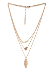 Pack of 3 Gold Plated Trendy Zirconia Chain