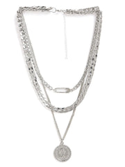 Pack of 3 Designer Silver Plated Chains