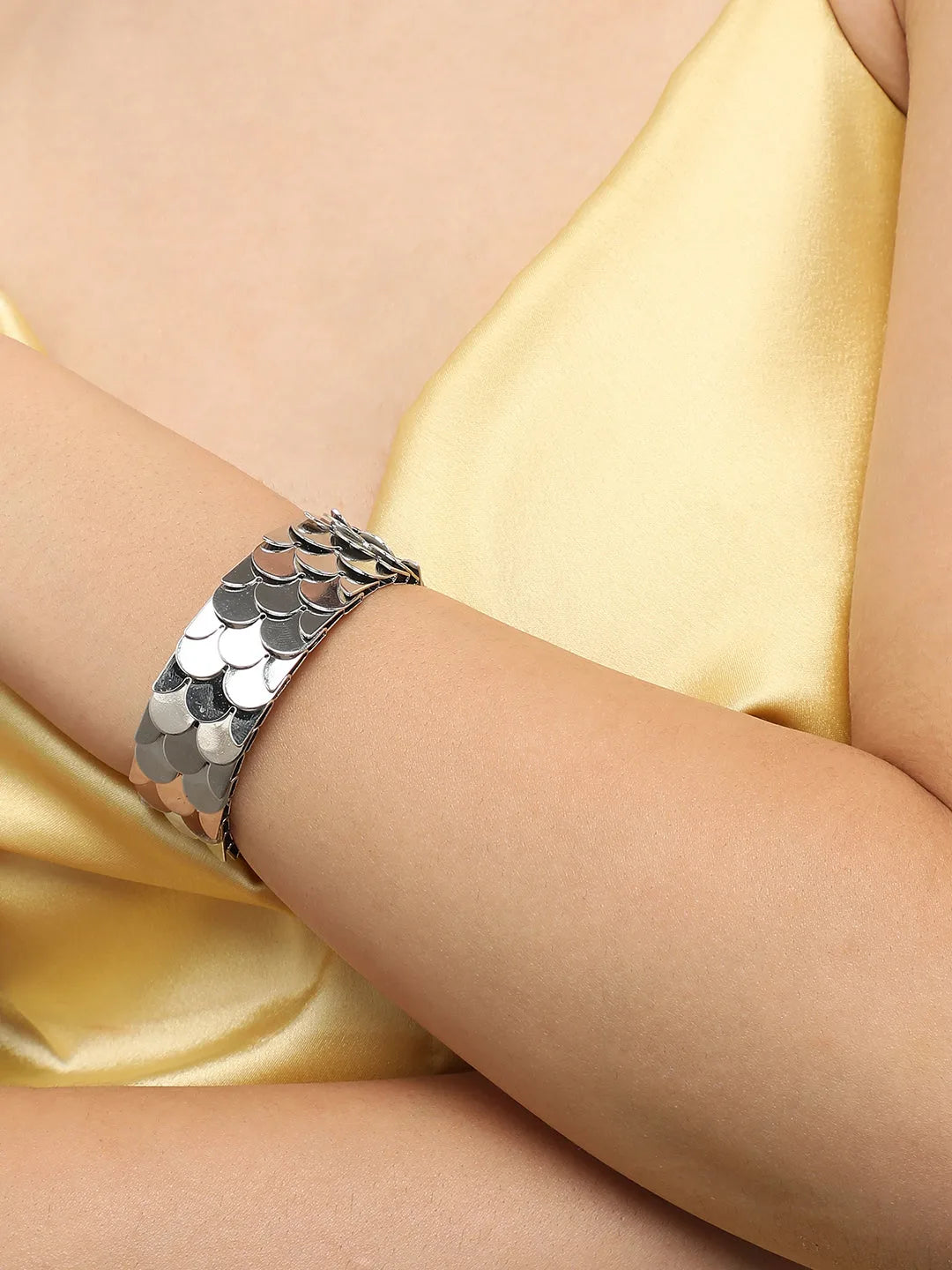 Silver Plated Designer Casual Bracelet