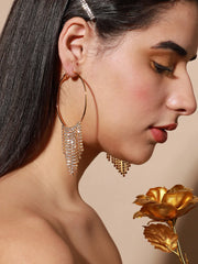 Silver Plated Designer Party Drop Earring