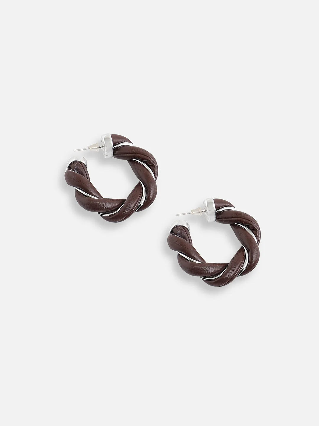 Silver Plated Designer Casual Hoop Earring