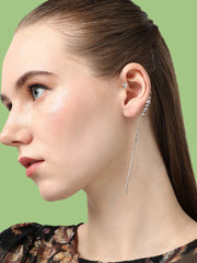 Gold Plated Rhinestones Party Ear Cuff