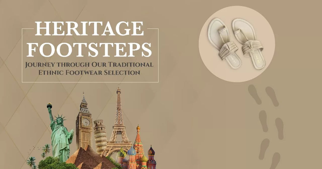 Heritage Footsteps: Journey through Our Traditional Ethnic Footwear Selection