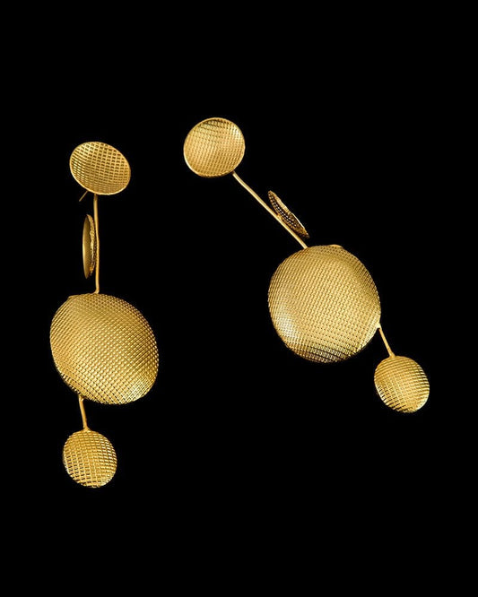 Gold-Plated Egyption Earrings