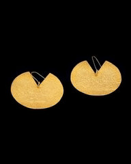 Gold-Plated Moonlight Earrings