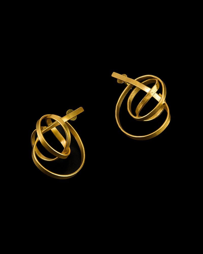 Gold-Plated Affair Earrings