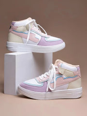 Women & Girls Pink Smart Casual Sneakers