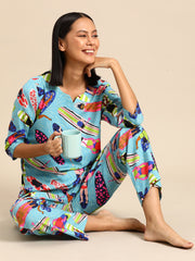 Kurta Pyjama nightwear Set