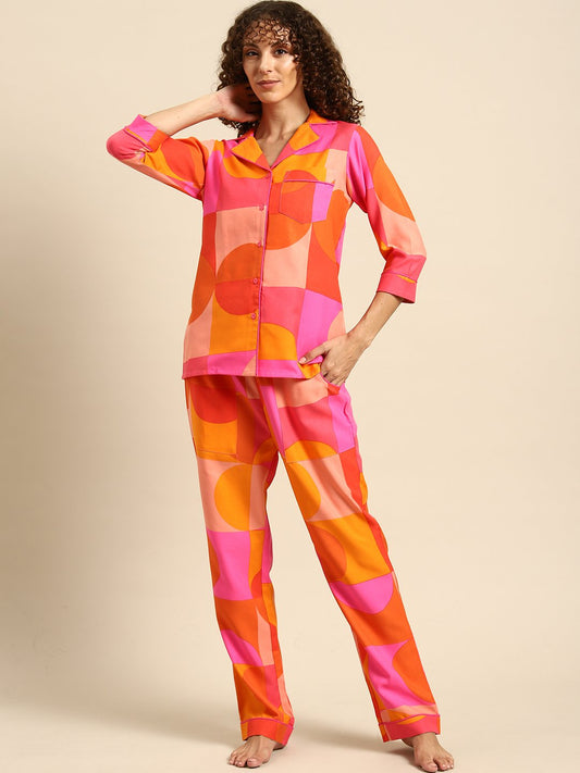 Shirt Pyjama nightwear set