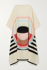 Dreamy Crepe Kaftan Dress