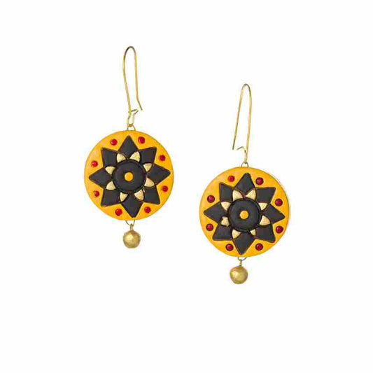 Dia Yellow Terracotta Earrings