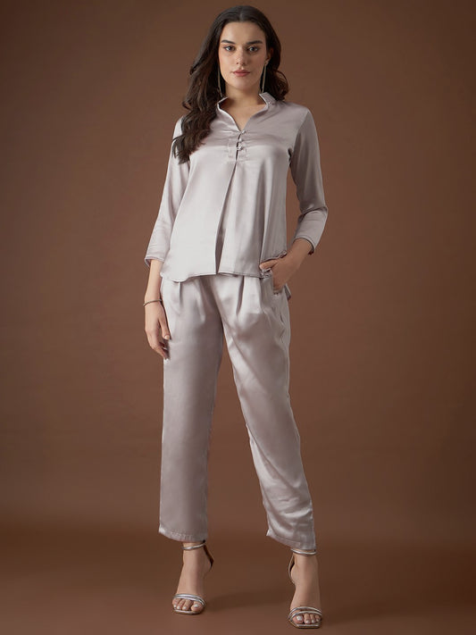 Box Pleat Shirt with pants