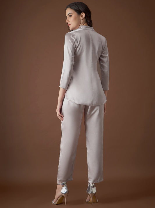 Box Pleat Shirt with pants